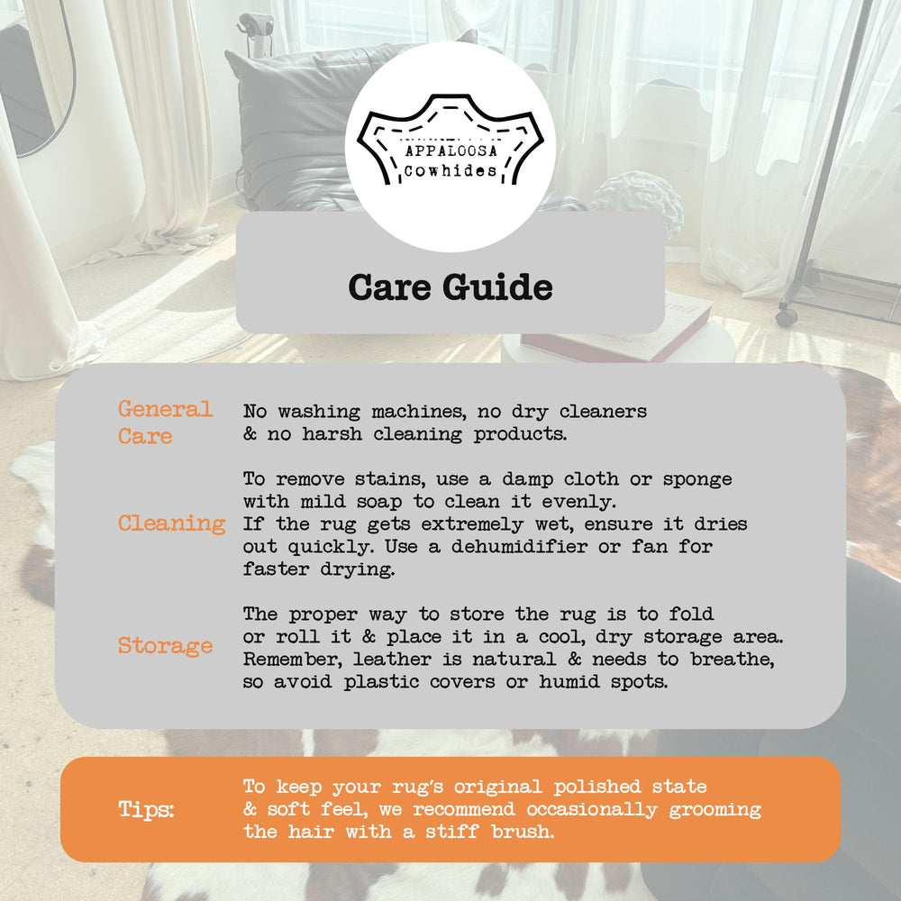 Natural Leather Genuine Cowhide Rug - From Where - 