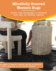 Natural Leather Genuine Cowhide Rug - From Where - 