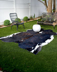 Natural Leather Genuine Cowhide Rug - From Where - 