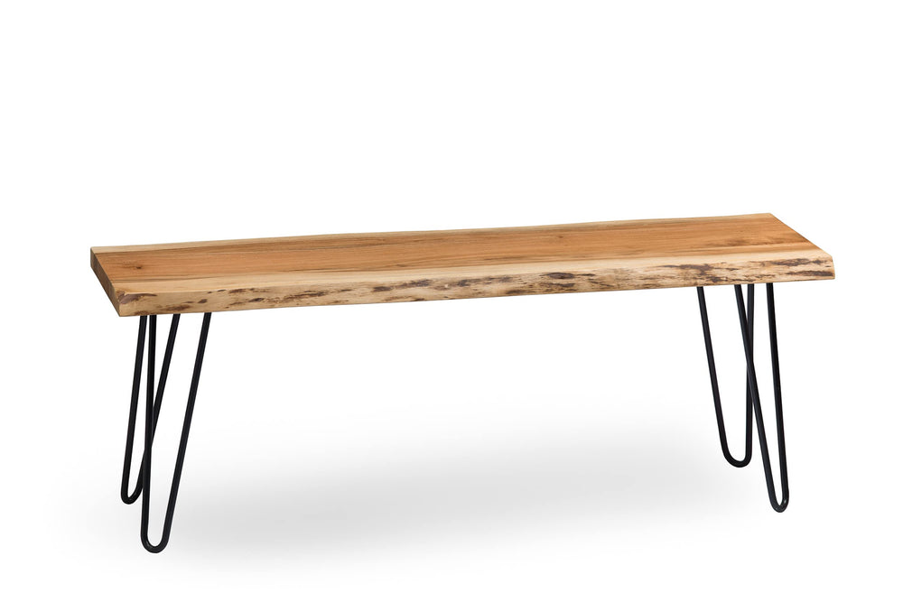 Natural Live Edge Table Bench - From Where - 