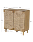 Natural Sideboard Storage Cabinet - From Where - 