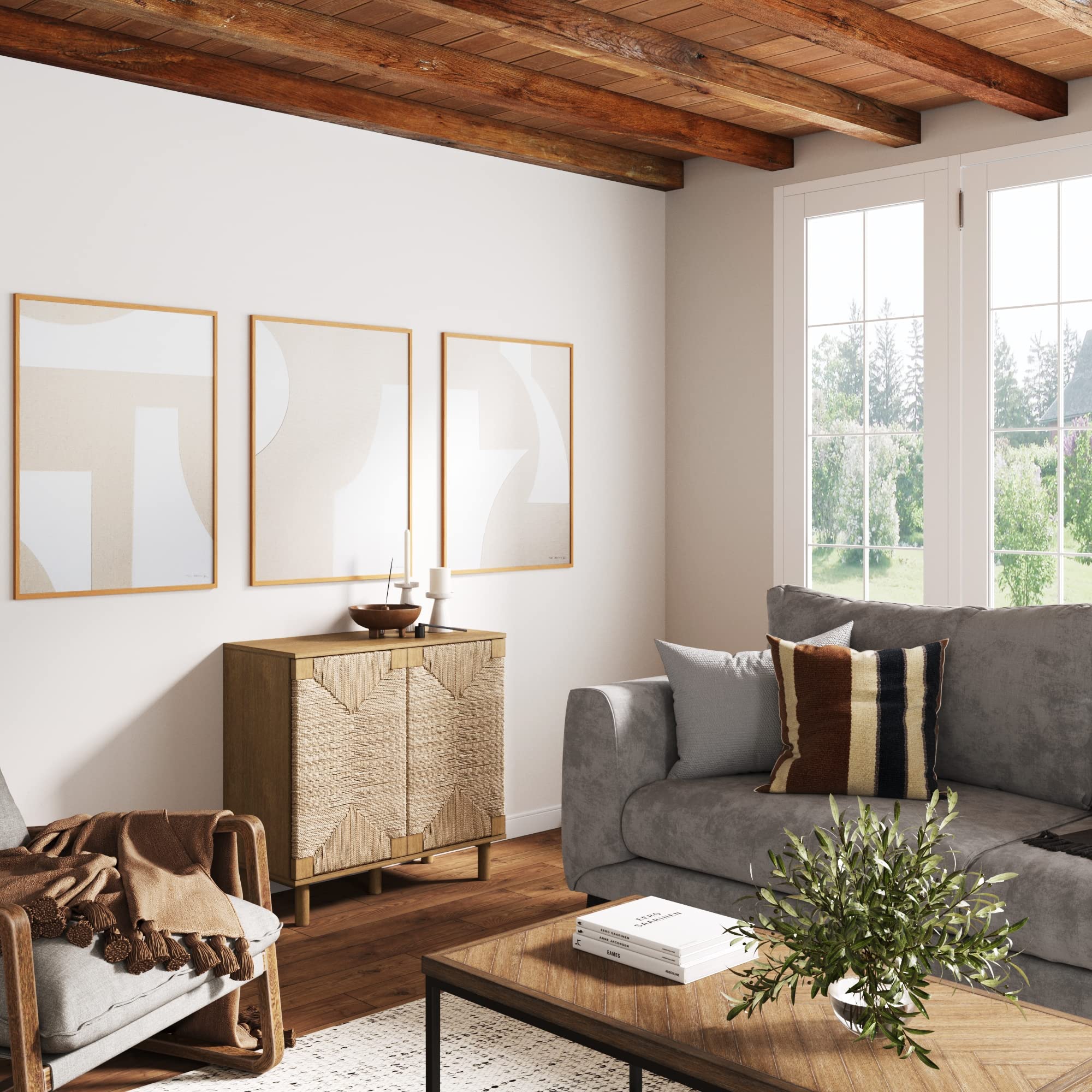 Natural Sideboard Storage Cabinet - From Where - 