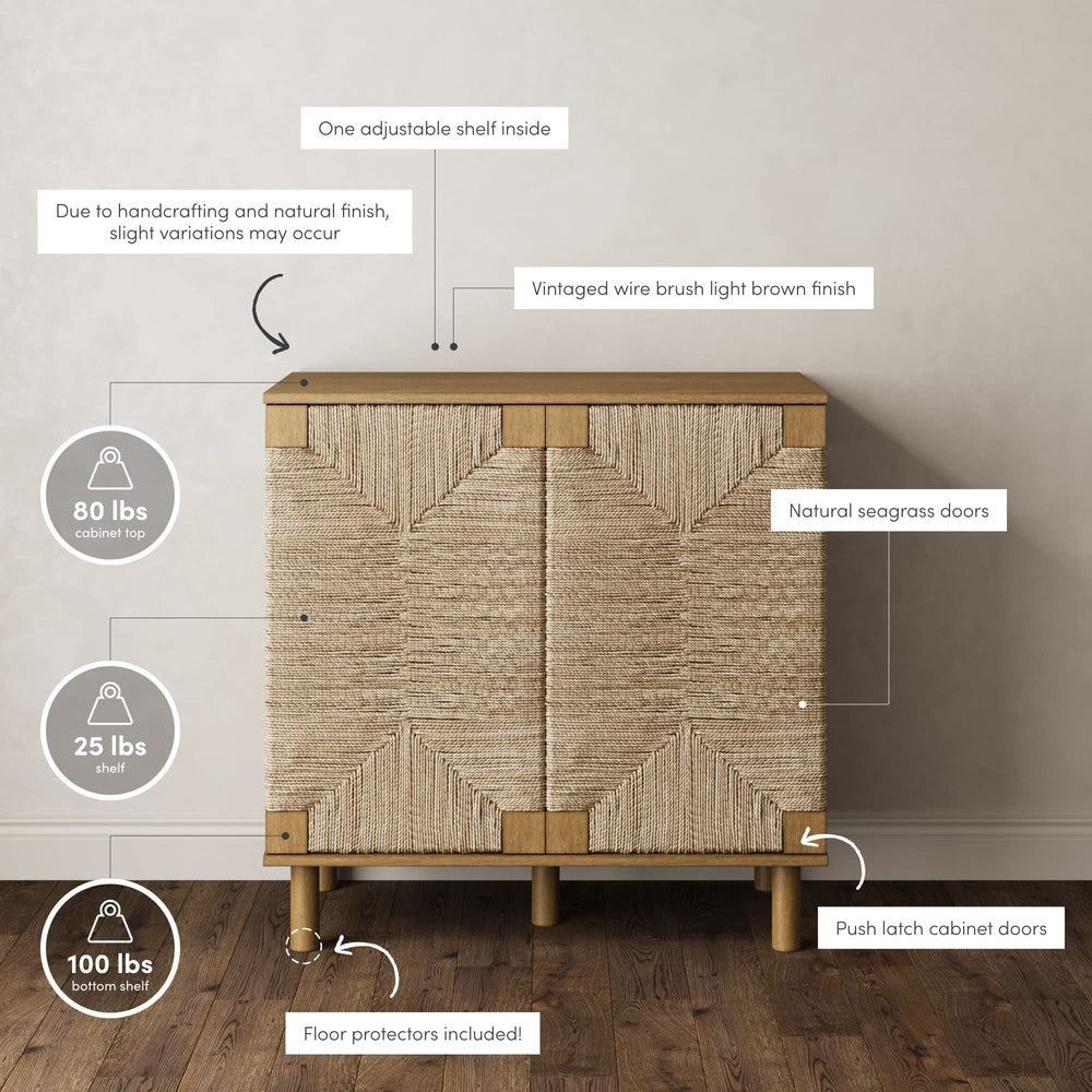 Natural Sideboard Storage Cabinet - From Where - 