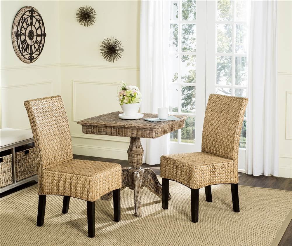 Natural Wicker Dining Chair (Set of 2) - From Where - 