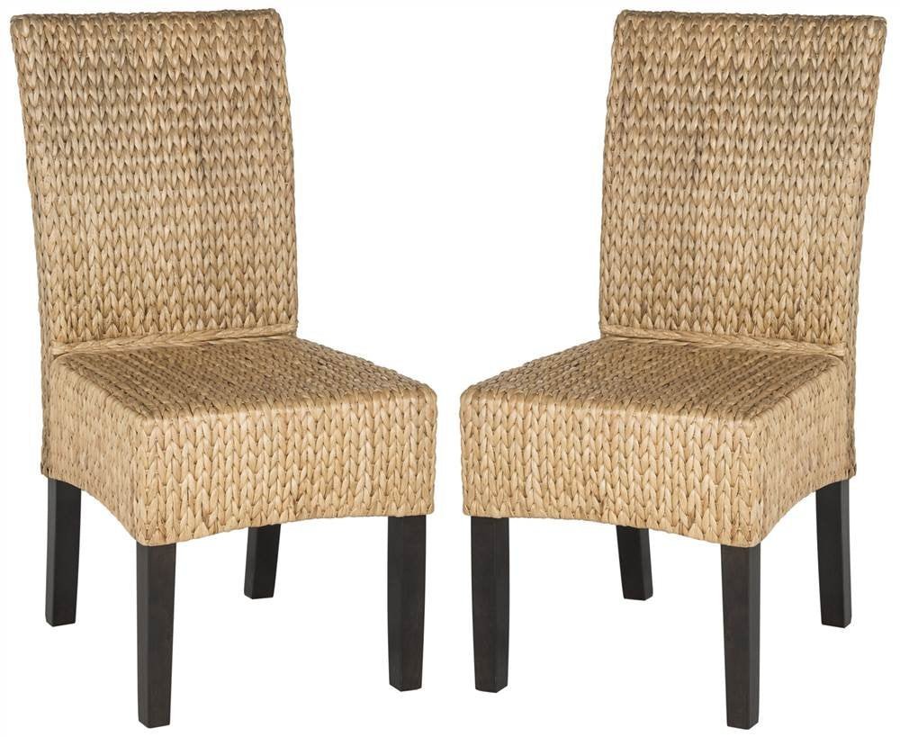 Natural Wicker Dining Chair (Set of 2) - From Where - 