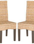 Ozias Wicker Dining Chair (Set of 2)