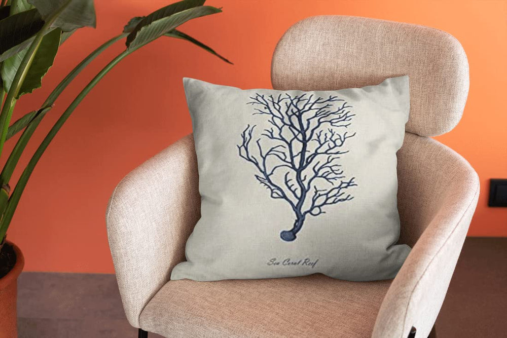 Nautical Beach Pillow Covers (Set of 4) - From Where - 