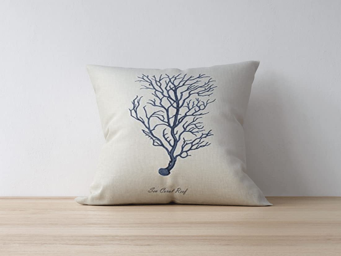 Nautical Beach Pillow Covers (Set of 4) - From Where - 