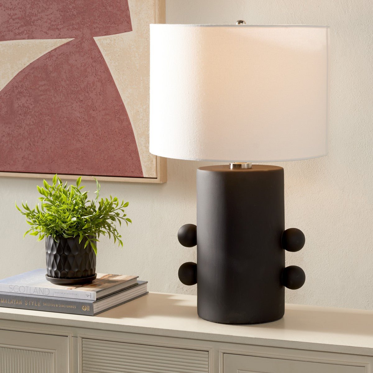 Nayeem 25&quot; Ceramic Table Lamp - From Where - 