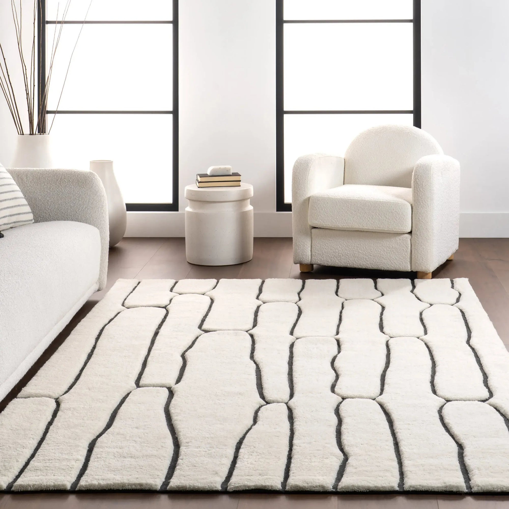Nazco Abstract New Zealand Wool Rug - From Where Finds - 