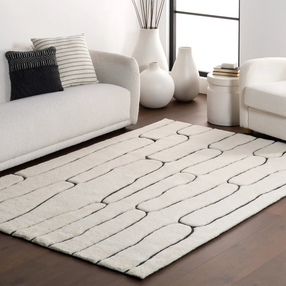 Nazco Abstract New Zealand Wool Rug - From Where Finds - 