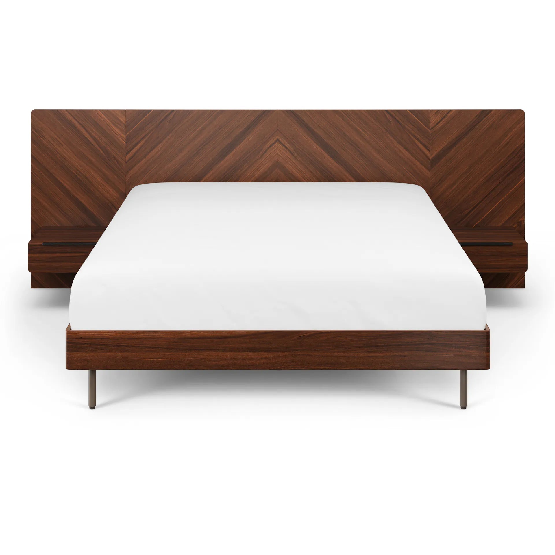 Nera Low Profile Bed with Nightstands Set - From Where Finds - Bedroom