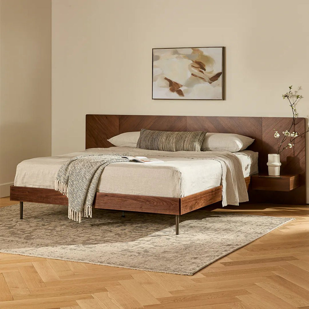 Nera Low Profile Bed with Nightstands Set - From Where Finds - Bedroom