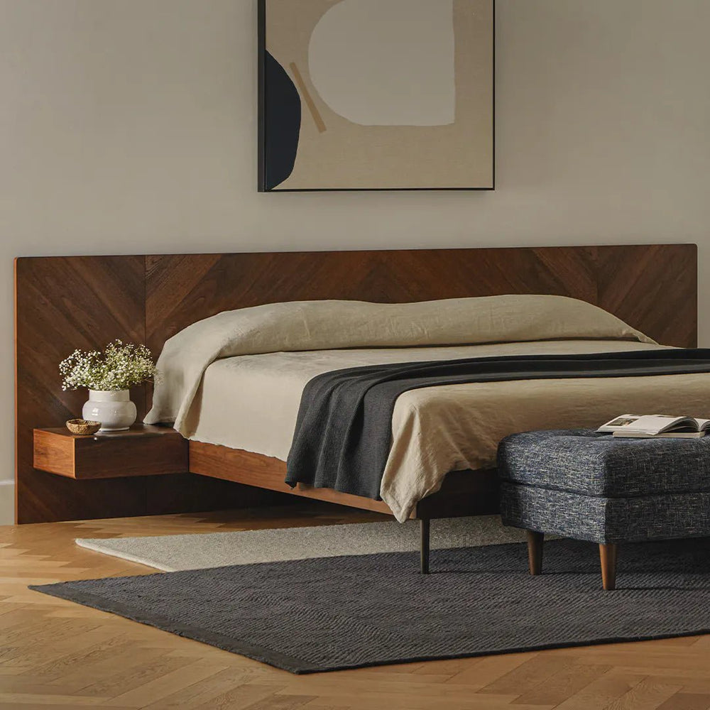 Nera Low Profile Bed with Nightstands Set - From Where Finds - Bedroom