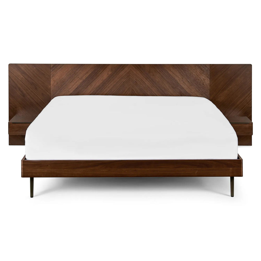 Nera Low Profile Bed with Nightstands Set - From Where Finds - Bedroom