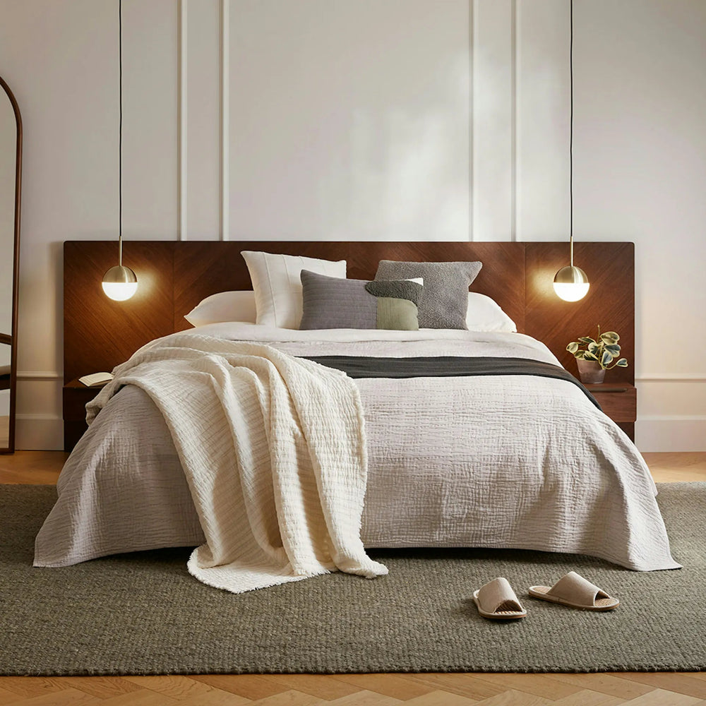 Nera Low Profile Bed with Nightstands Set - From Where Finds - Bedroom