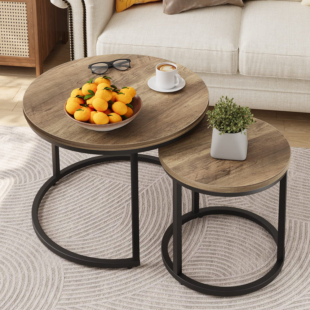Nesting Coffee Table Set of 2 - From Where - 