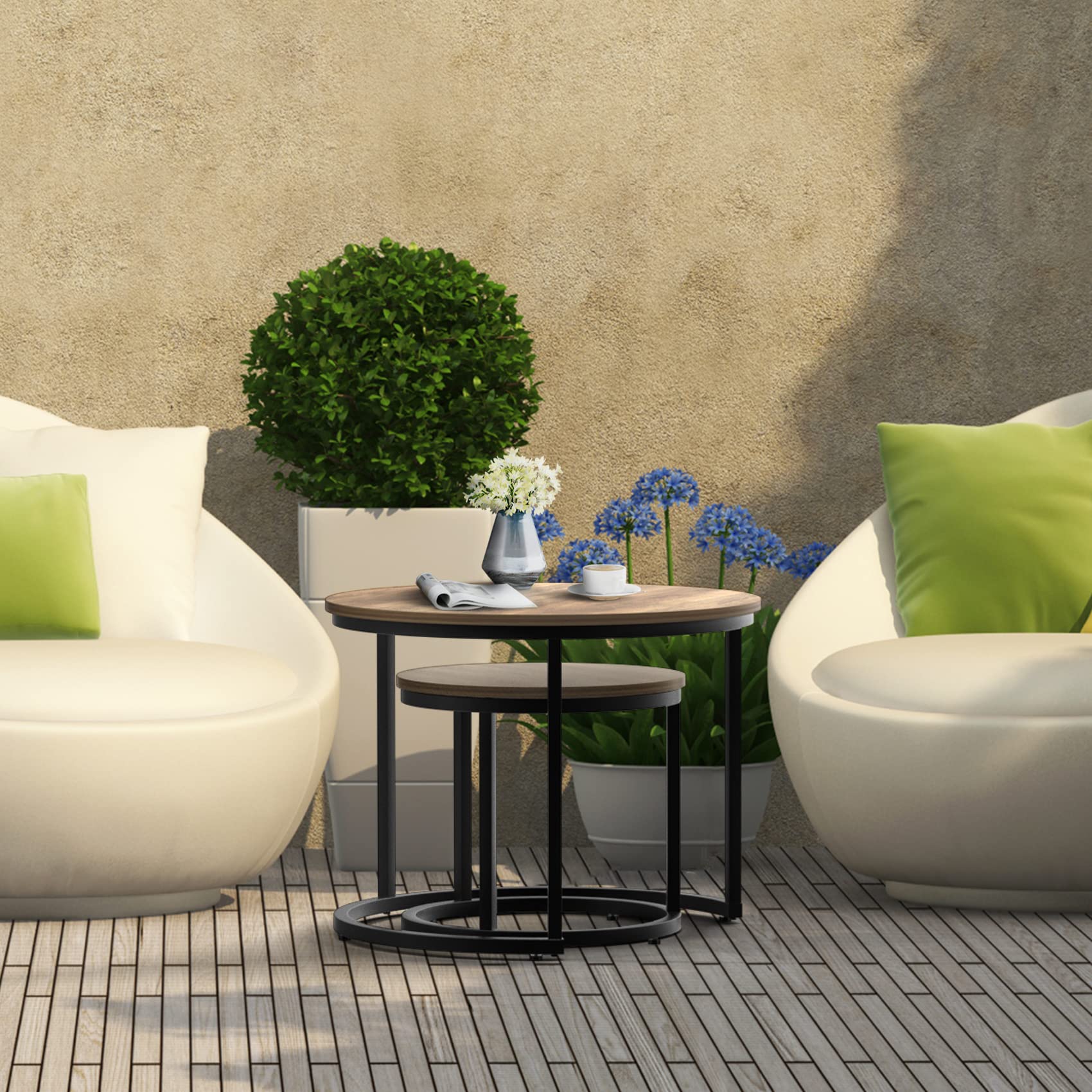 Nesting Coffee Table Set of 2 - From Where - 