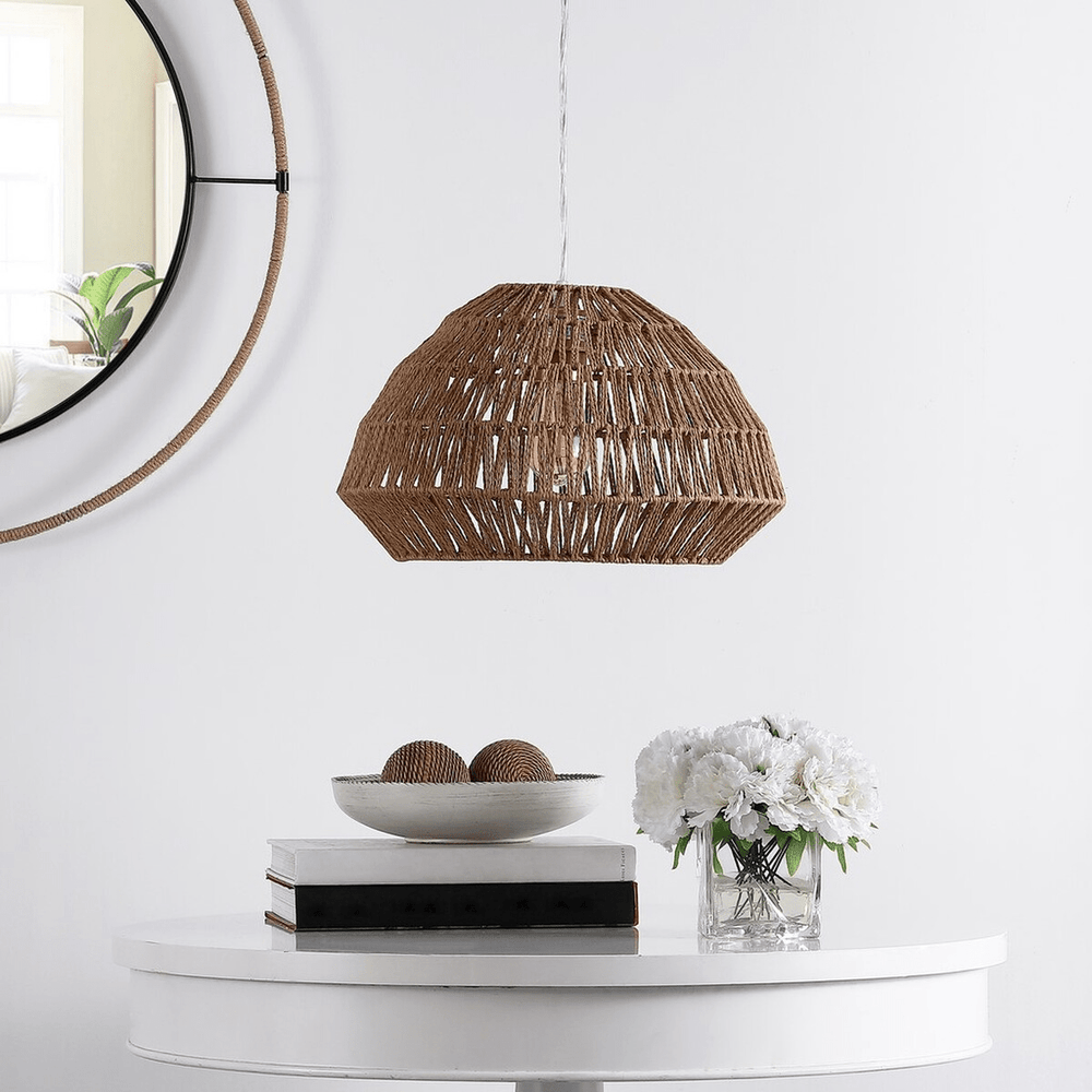 Niamh Rattan Pendant Light - From Where Finds - 