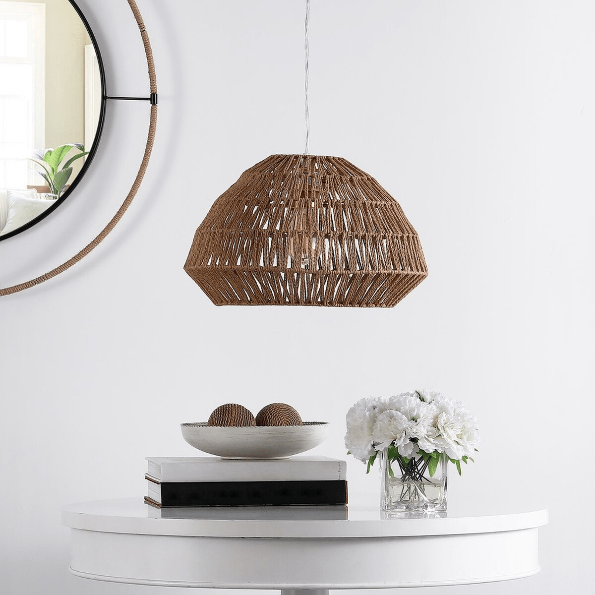 Niamh Rattan Pendant Light - From Where Finds - 