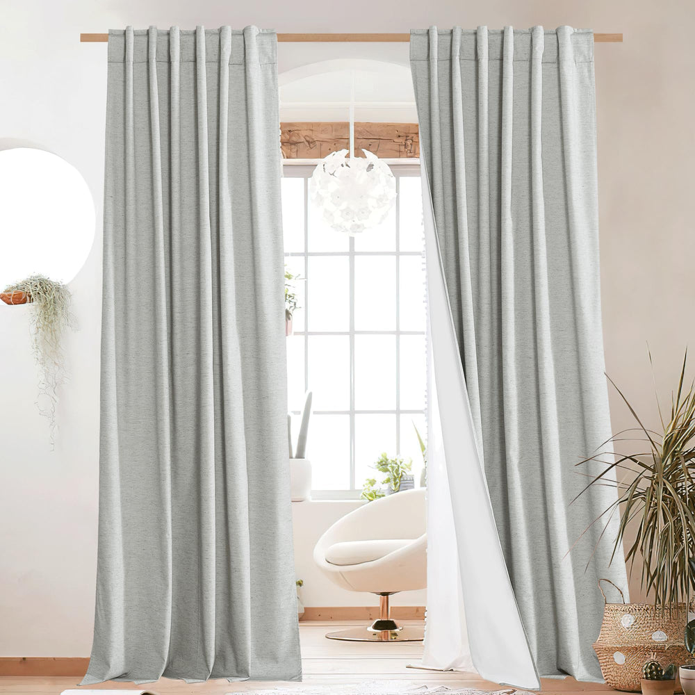 NICETOWN Grey Curtain Panels - From Where - 