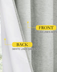 NICETOWN Grey Curtain Panels - From Where - 