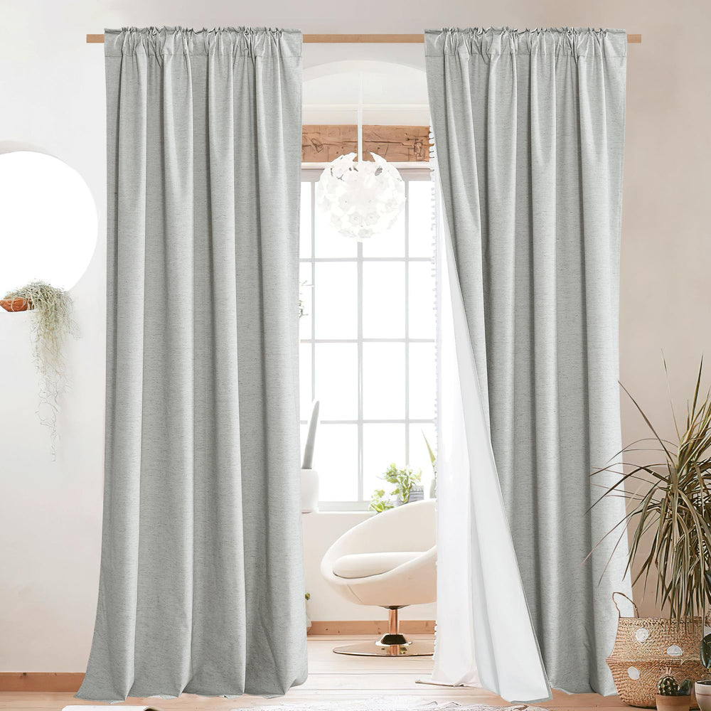 NICETOWN Grey Curtain Panels - From Where - 