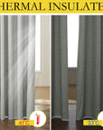 NICETOWN Grey Curtain Panels - From Where - 