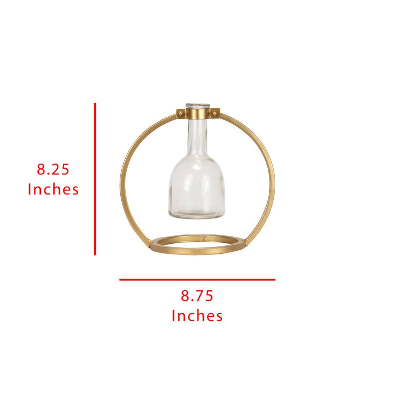 Nicol Brass Table Vase - From Where - 