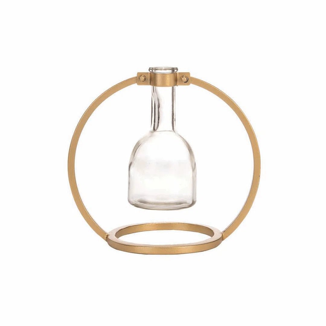 Nicol Brass Table Vase - From Where - 
