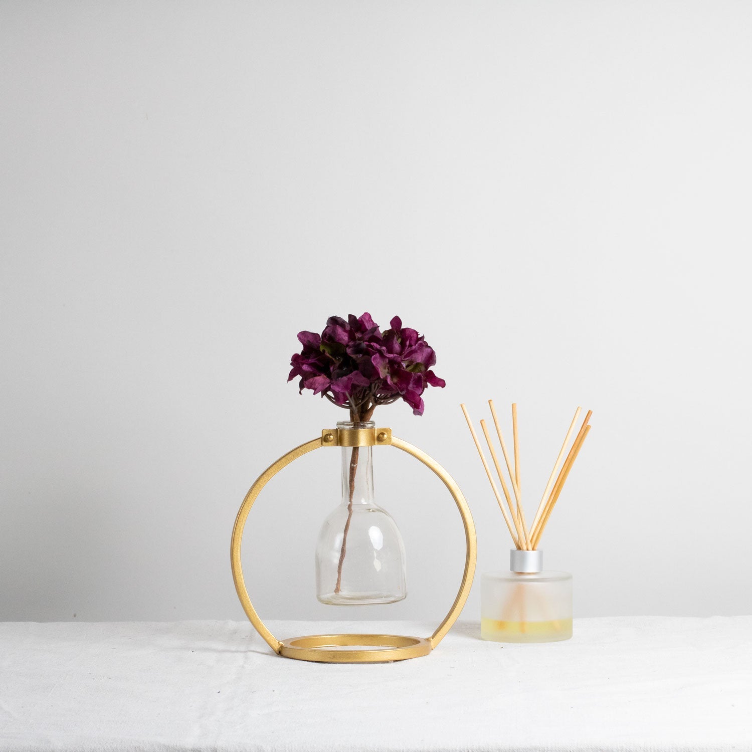 Nicol Brass Table Vase - From Where - 