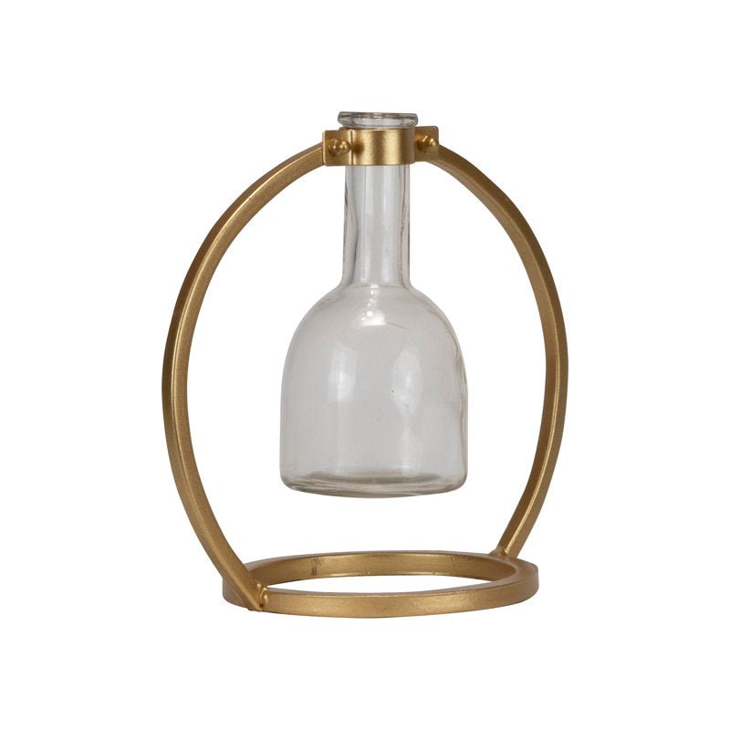 Nicol Brass Table Vase - From Where - 