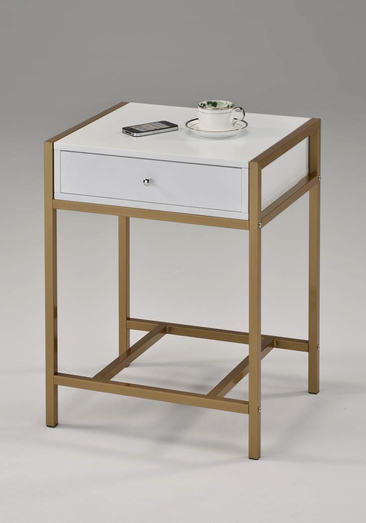 Nightstand Side End Table with Drawer - From Where - 
