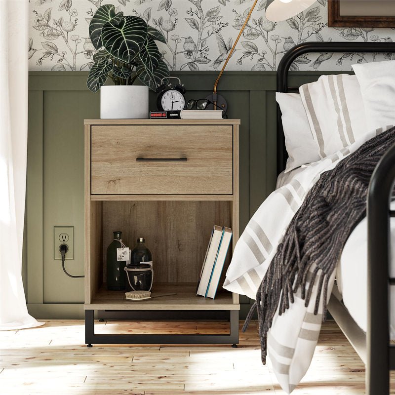 Nightstand with 1 Drawer - From Where - 