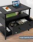 Nightstand with Charging Station (Set of 2) - From Where - 
