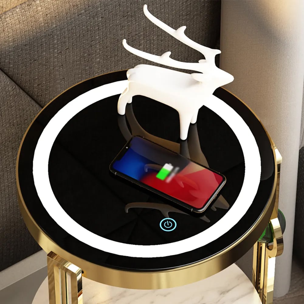 Nightstand with LED Light - From Where - 