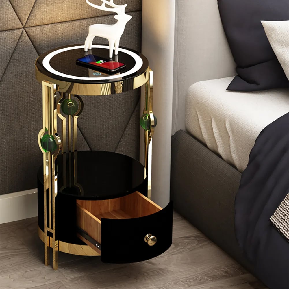 Nightstand with LED Light - From Where - 