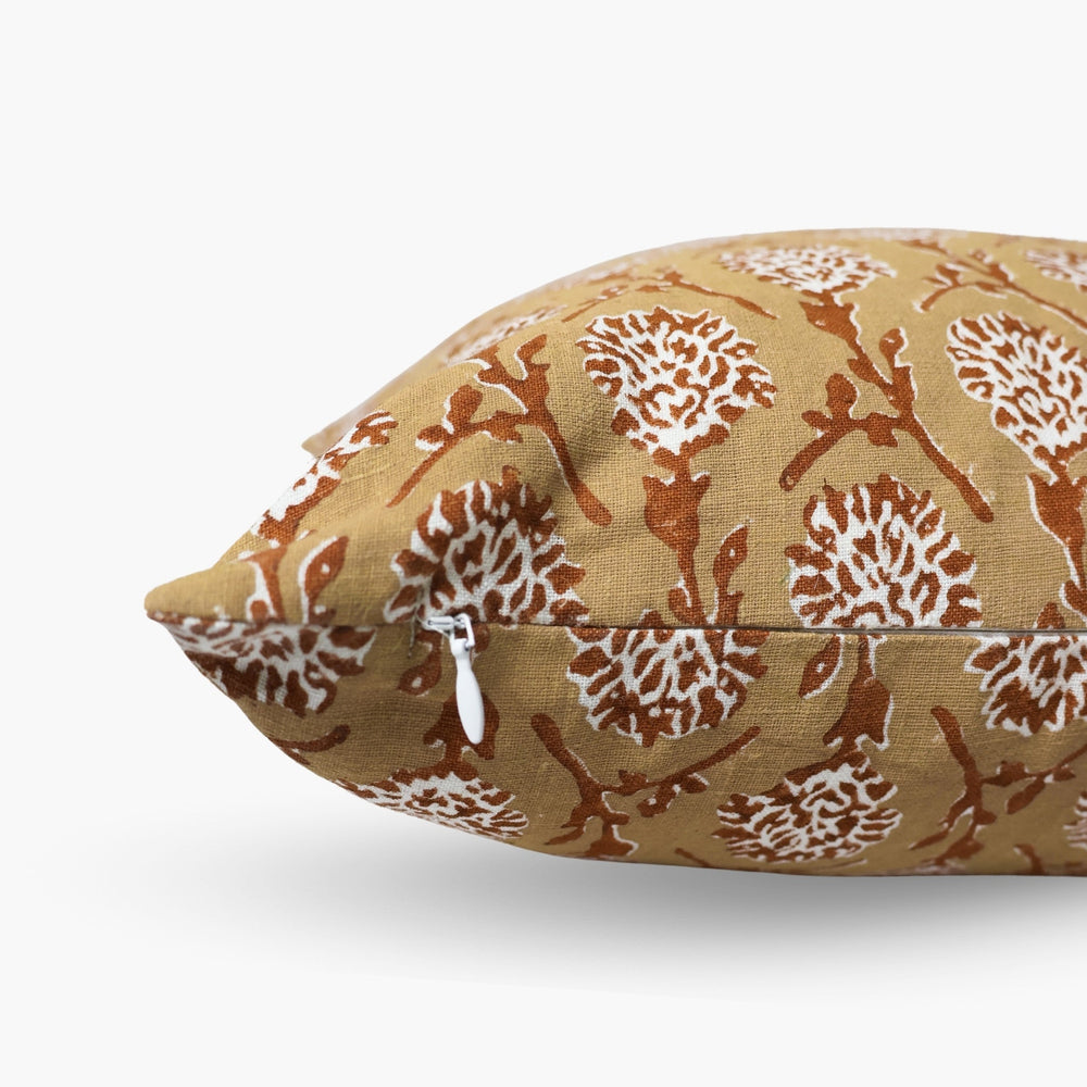 Nikhar Pure Linen Throw Pillow Cover - From Where Finds - 