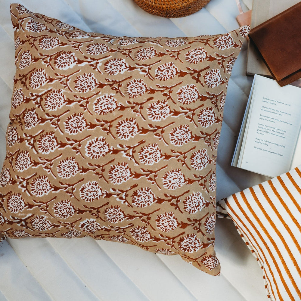 Nikhar Pure Linen Throw Pillow Cover - From Where Finds - 