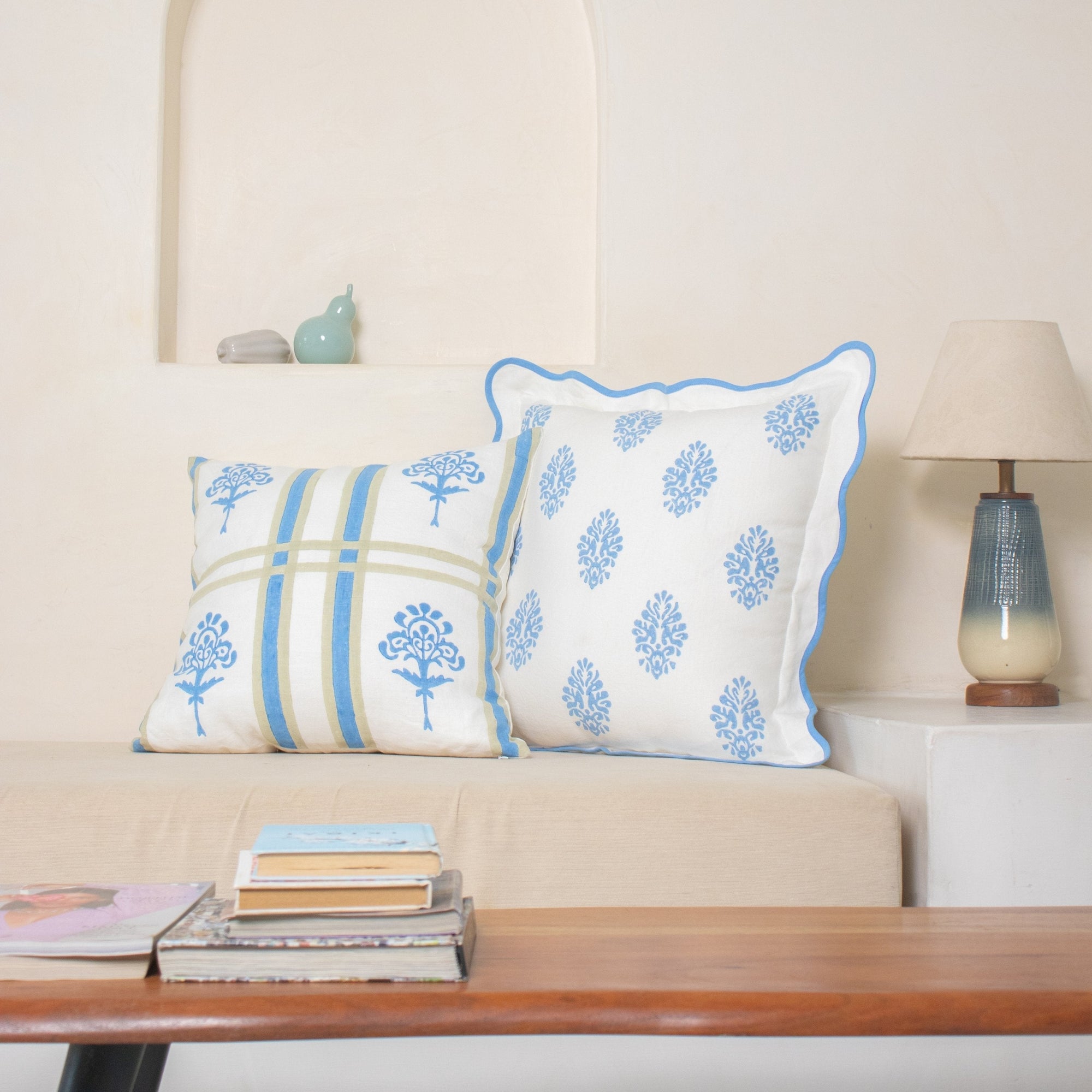 Nila Linen Throw Pillow Cover - From Where Finds - 