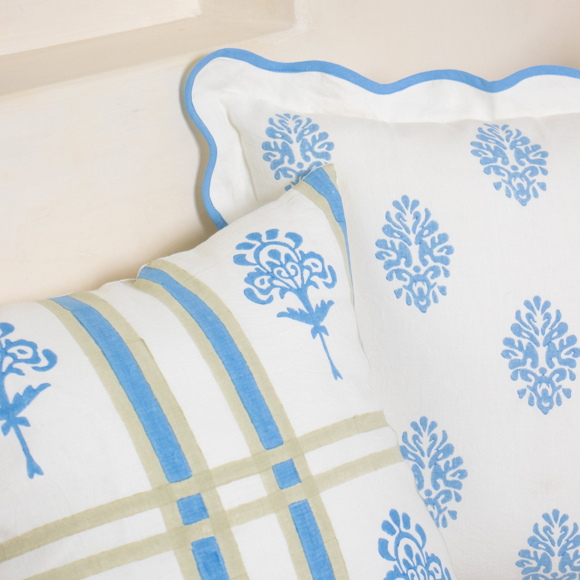 Nila Linen Throw Pillow Cover - From Where Finds - 