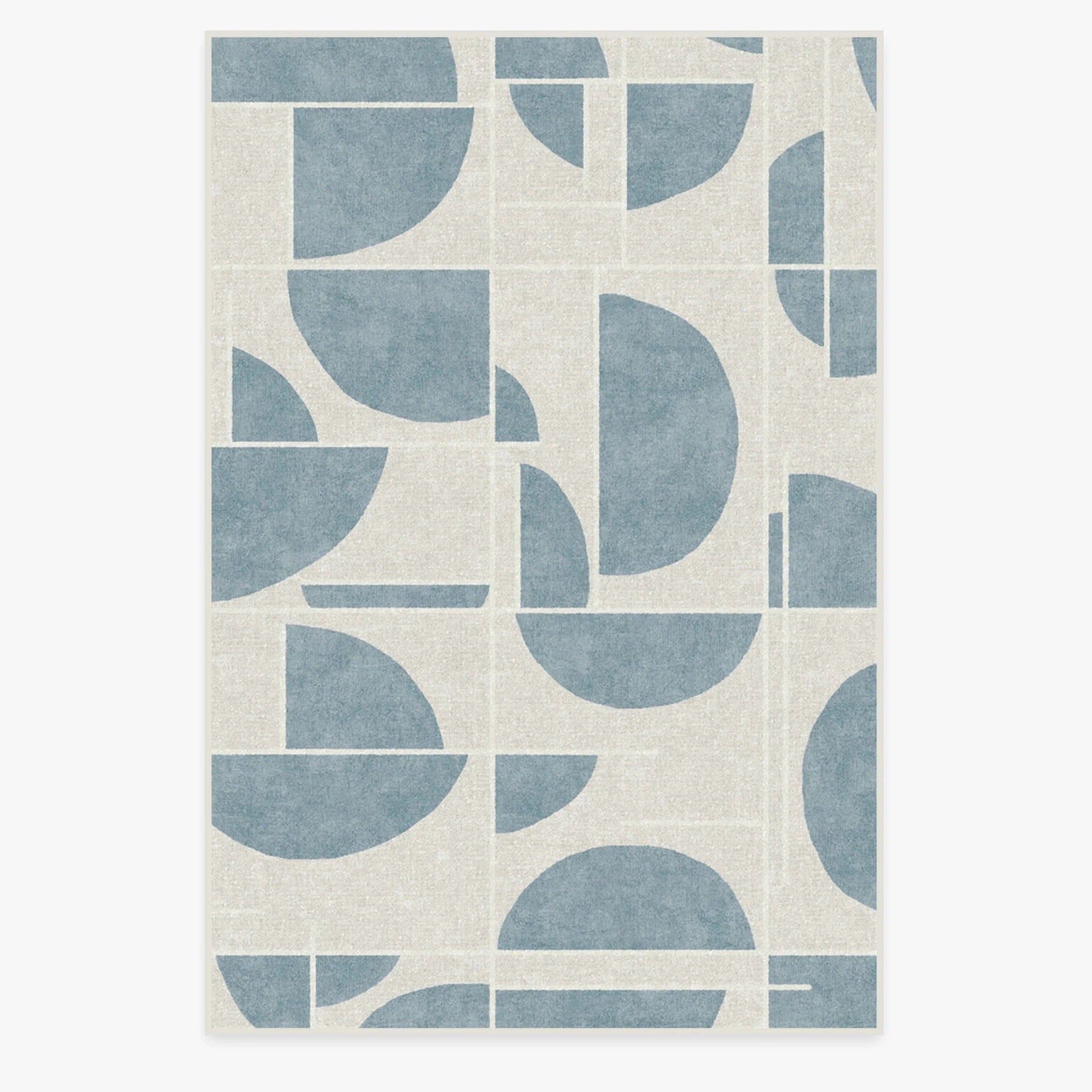 Nina Takesh Lune Slate Blue Rug - From Where - 