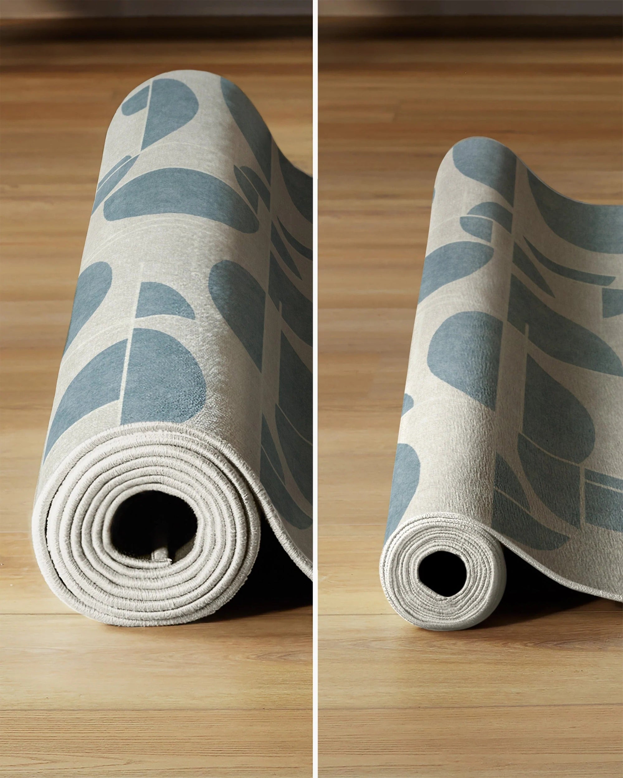 Nina Takesh Lune Slate Blue Rug - From Where - 