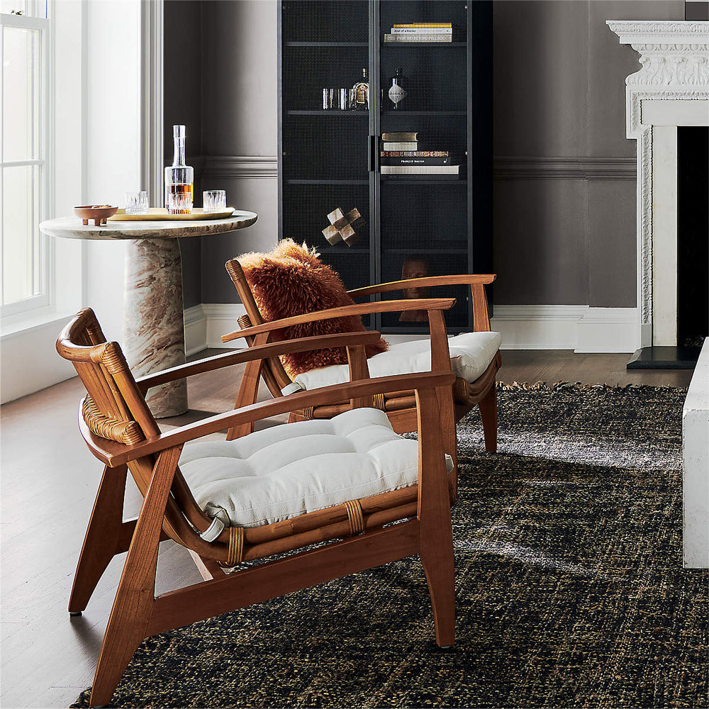 Noelie Rattan Lounge Chair - From Where Finds - 