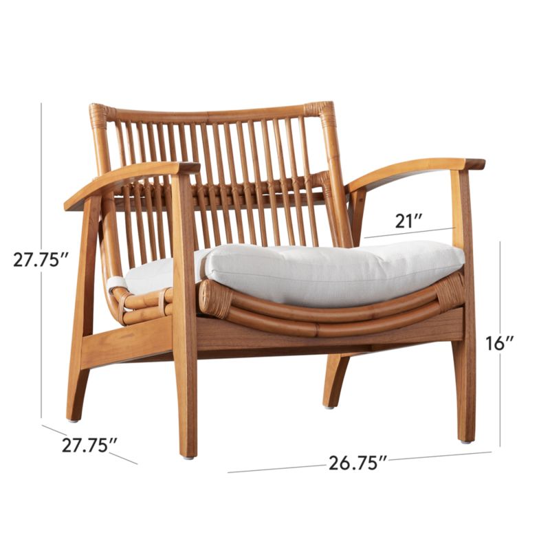 Noelie Rattan Lounge Chair - From Where - 