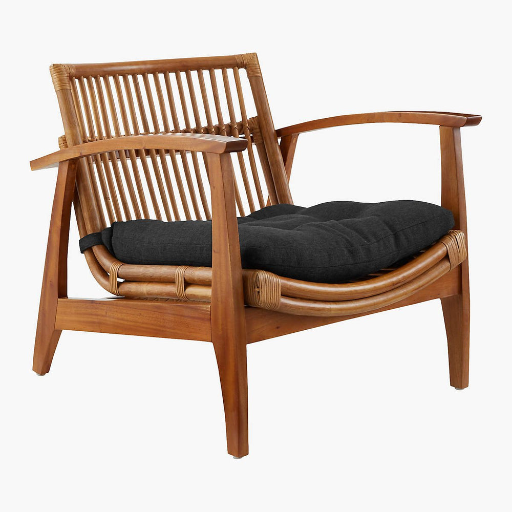 Noelie Rattan Lounge Chair - From Where Finds - 