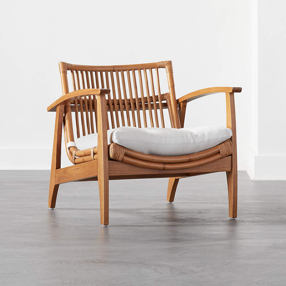Noelie Rattan Lounge Chair - From Where Finds - 