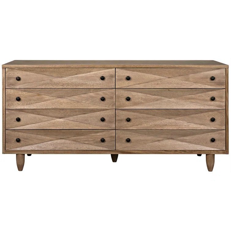 Noir Diamond Drawer Dresser - From Where - 