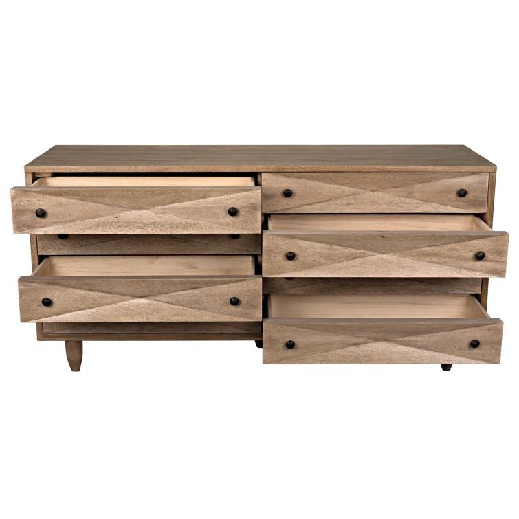 Noir Diamond Drawer Dresser - From Where - 