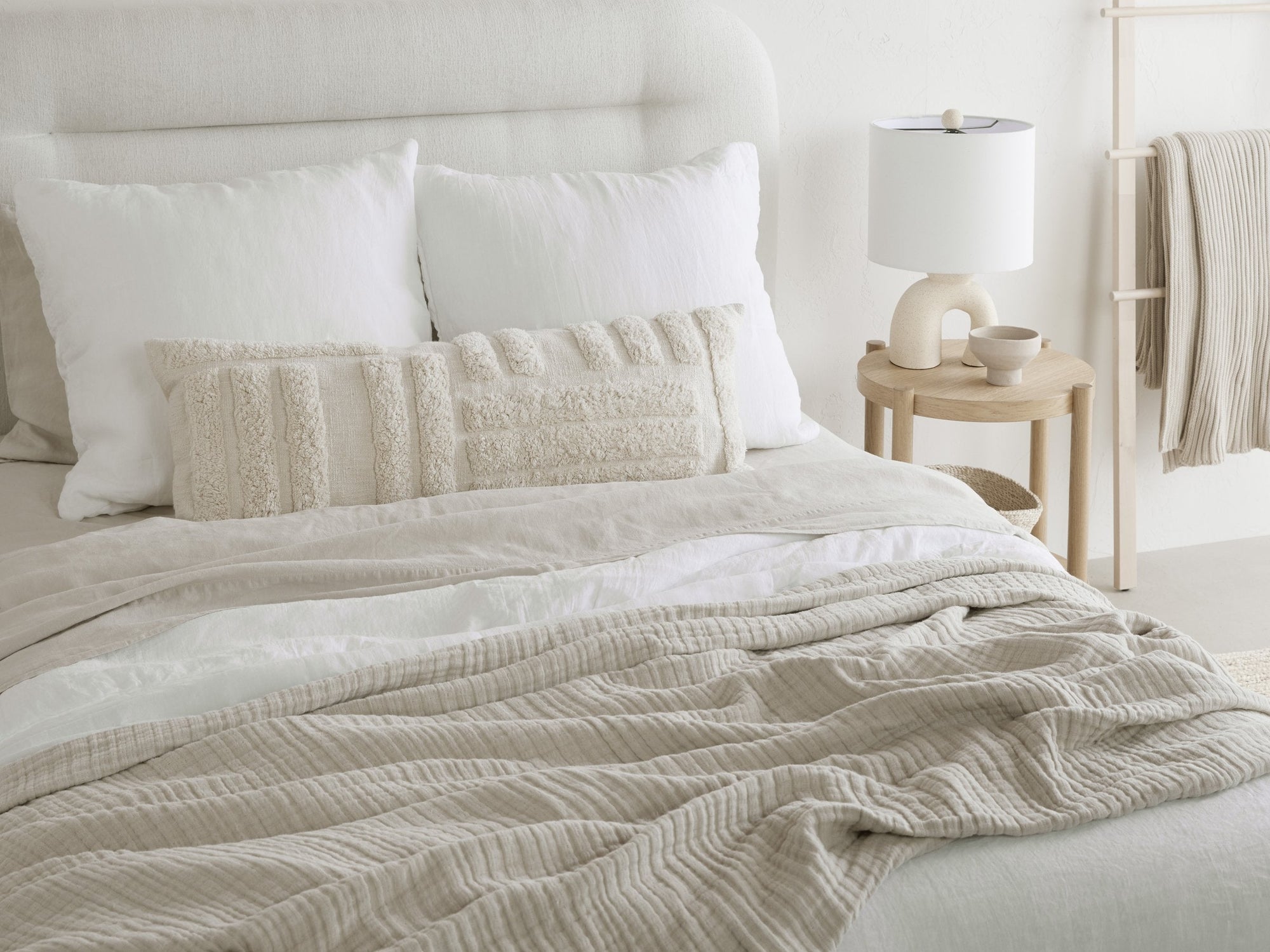 Nomad Lumbar Pillow Cover (Beige) - From Where - 
